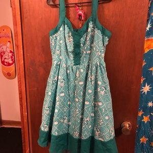 Little Mermaid Disney Hot Topic rockabilly dress